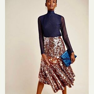 Size 0 sequined party skirt